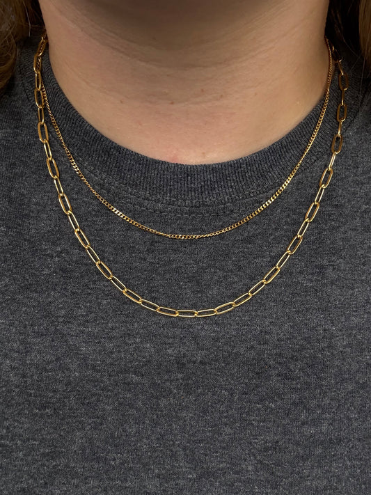 Paperclip Link Necklace
