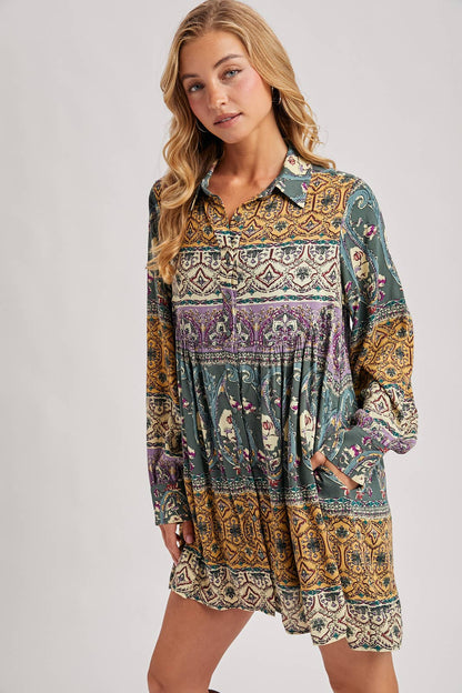 Sunset Bazaar Swing Dress