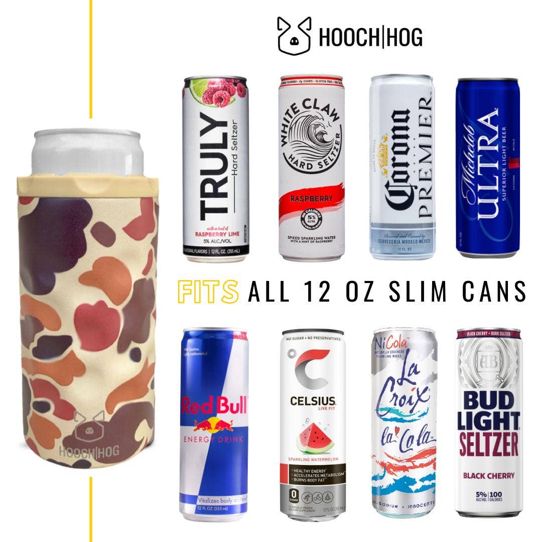 The Skinny Can Cooler [Old School Camo]