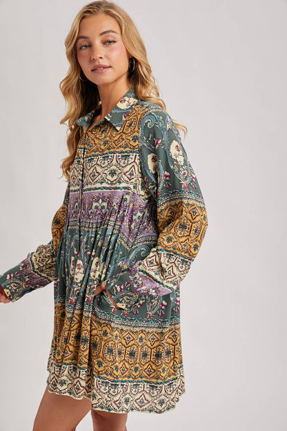 Sunset Bazaar Swing Dress