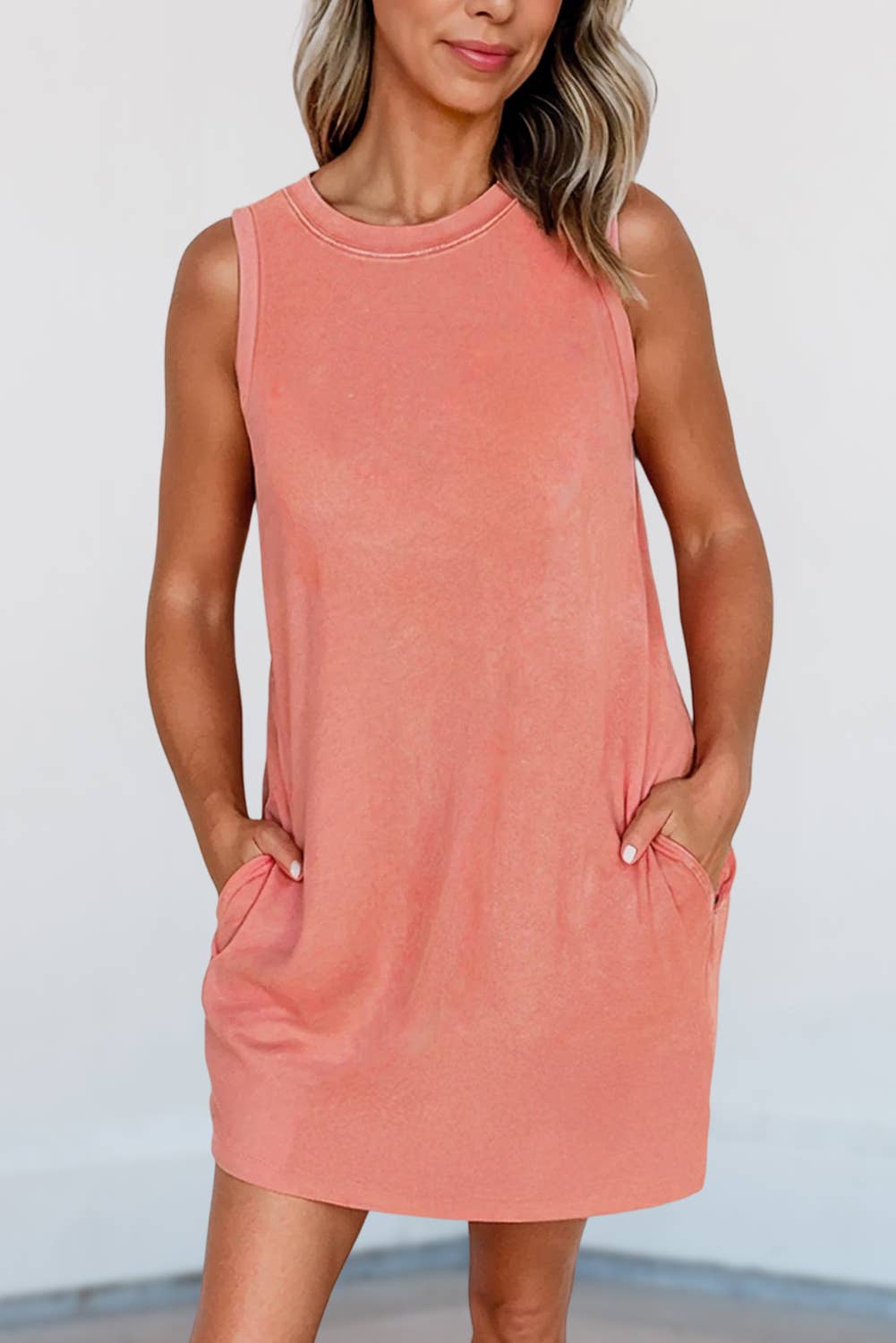 Sunny Pocket tank Mini dress