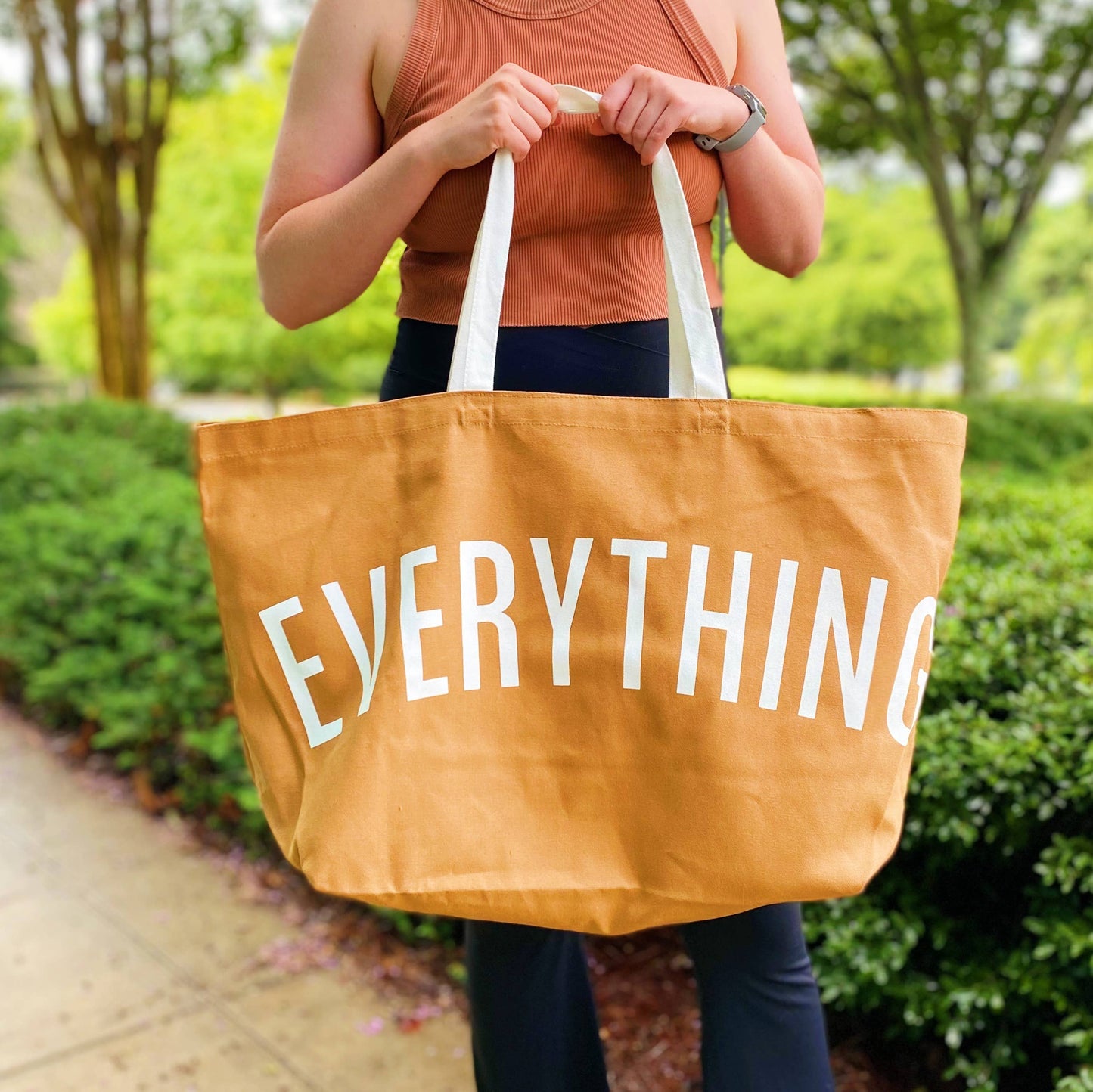 Ellison+Young - For Everything Canvas Tote: Camel