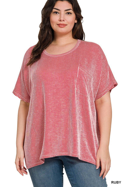 The Coastal Breeze Striped Tee