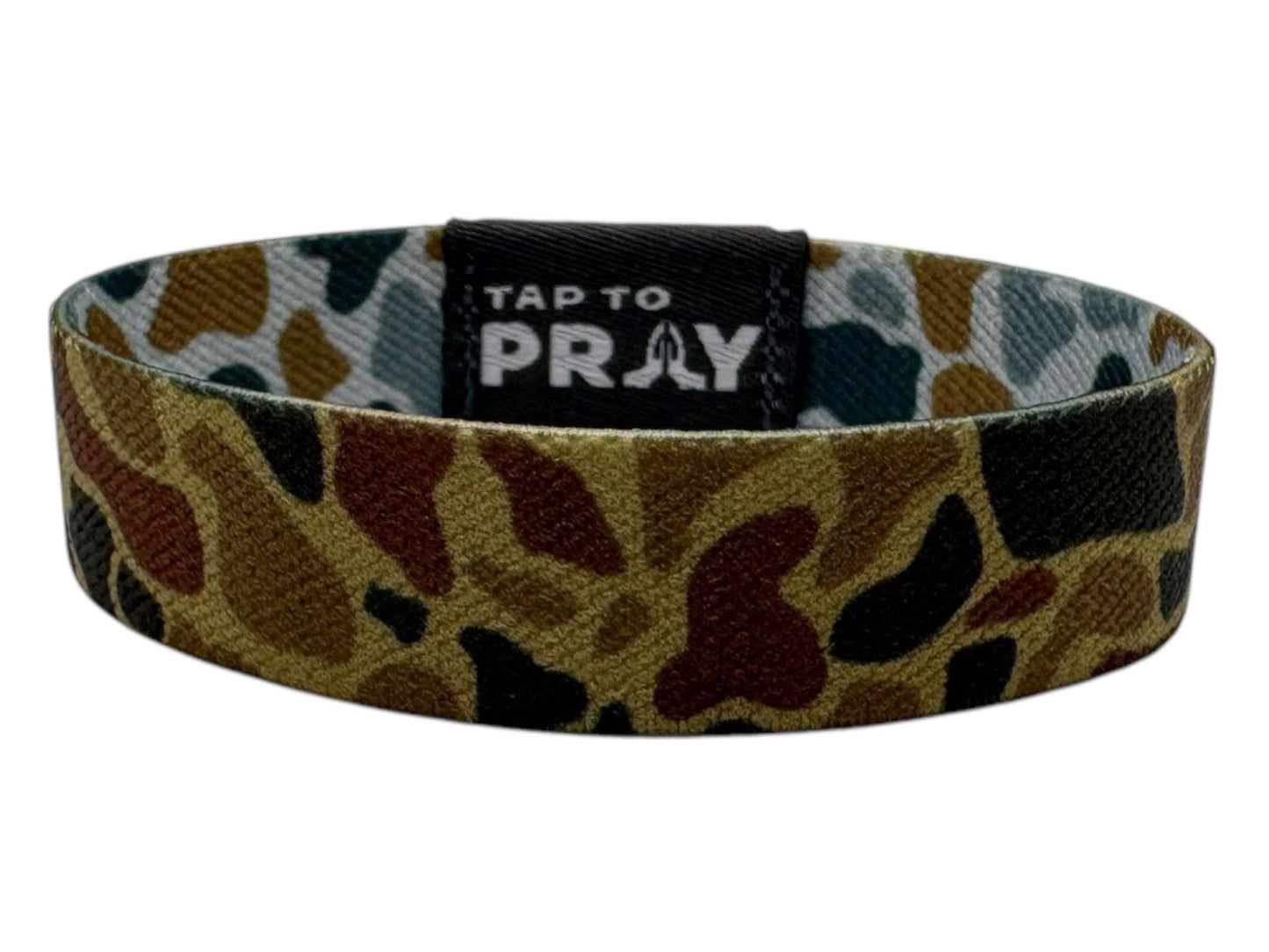 Tap To Pray™ Wristbands - River Rock Camo Sahara and Copper