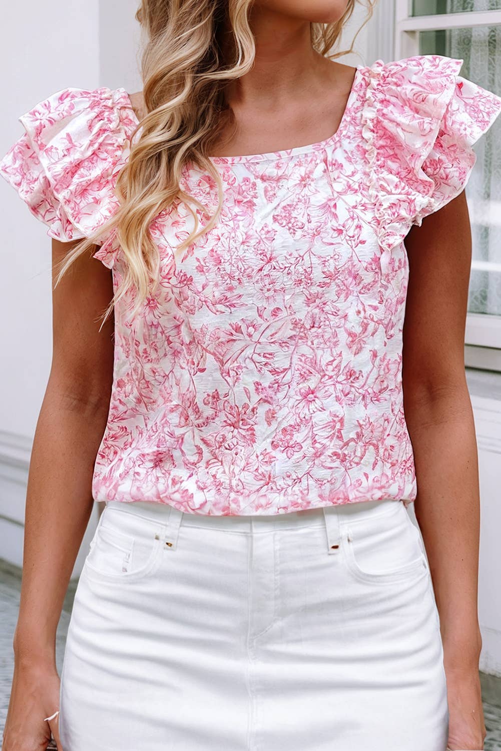 Flutter & Flourish Bow Back Blouse