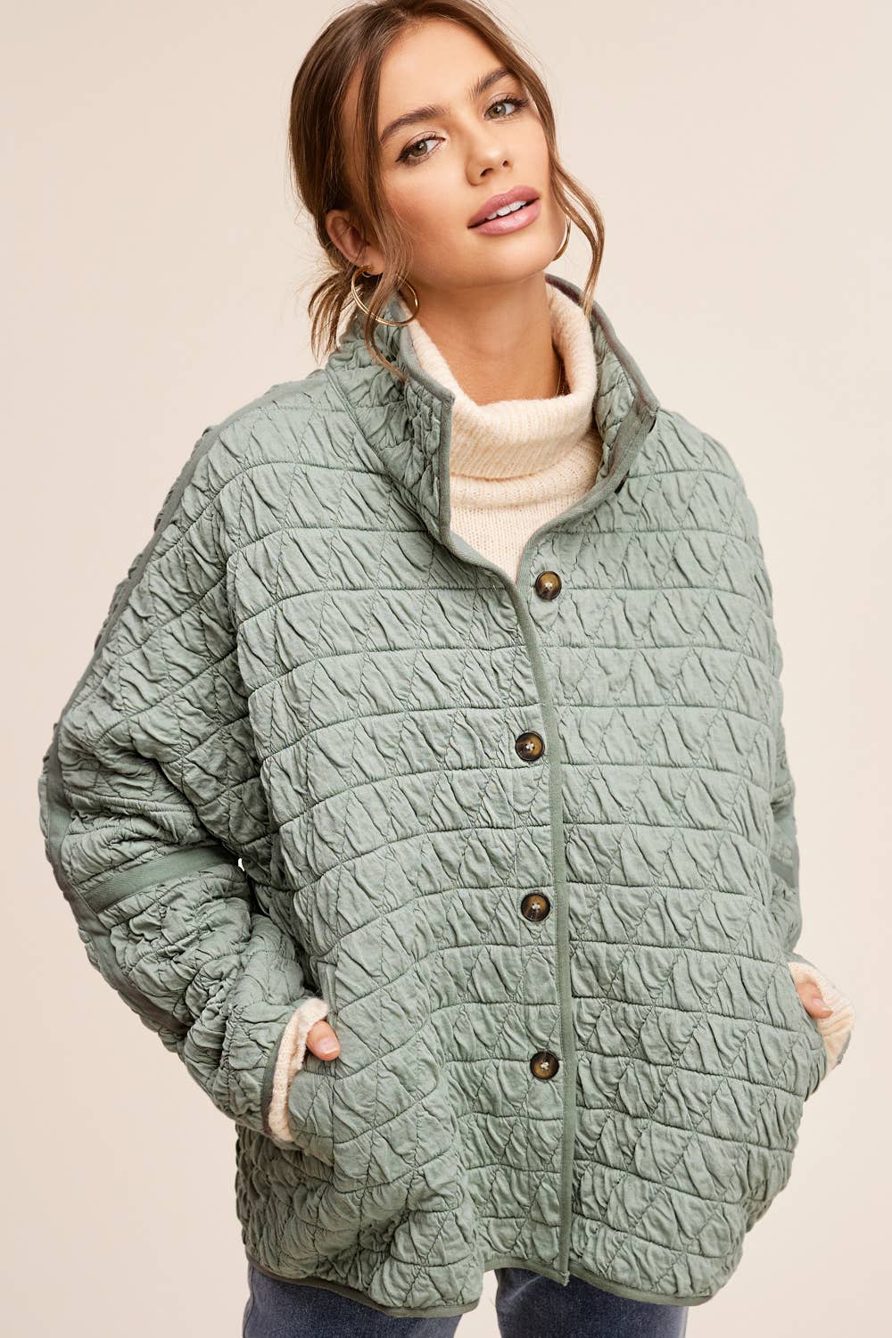 Soft Quilted Fall Winter Jacket