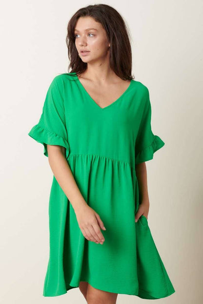AIRFLOW DOLMAN MINI DRESS