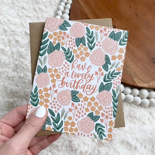 Big Moods - "have a lovely birthday" Birthday Card