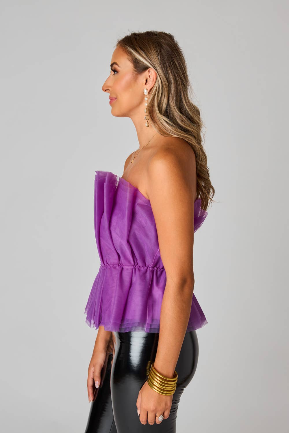 BuddyLove - Giselle Iris Strapless Tulle Top