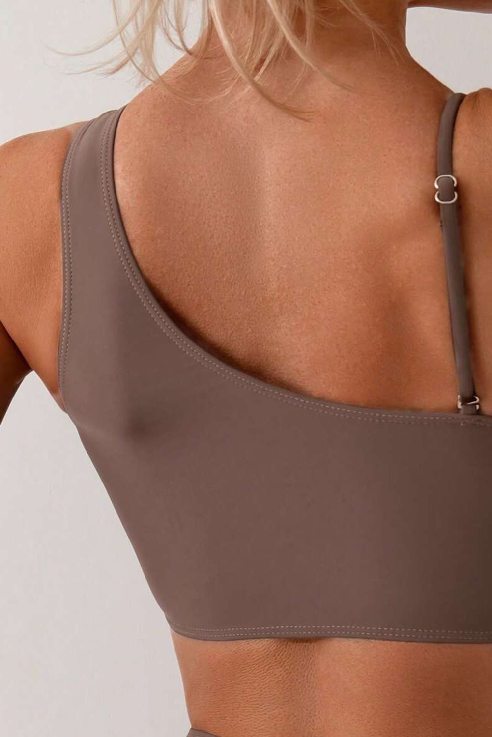 Asymmetric Black Swimsuit