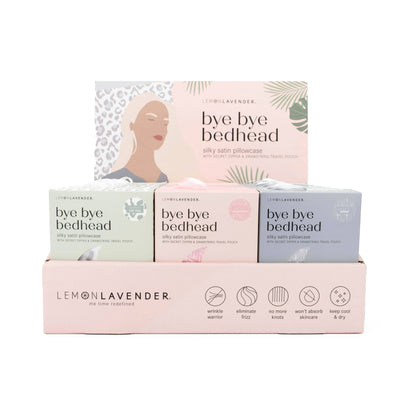 Lemon Lavender Printed Silky Satin Pillowcase Assortment