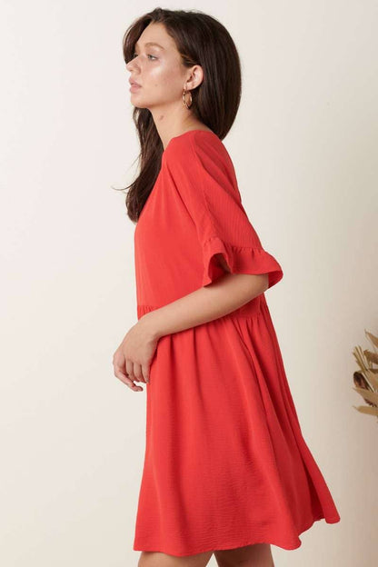 AIRFLOW DOLMAN MINI DRESS