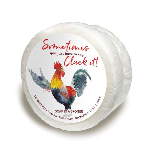 Say Cluck It Soap in a Sponge