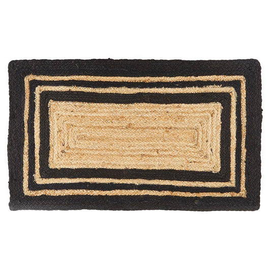 Jute Rug - Natural/Black