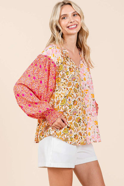 Magnolia Patch Top