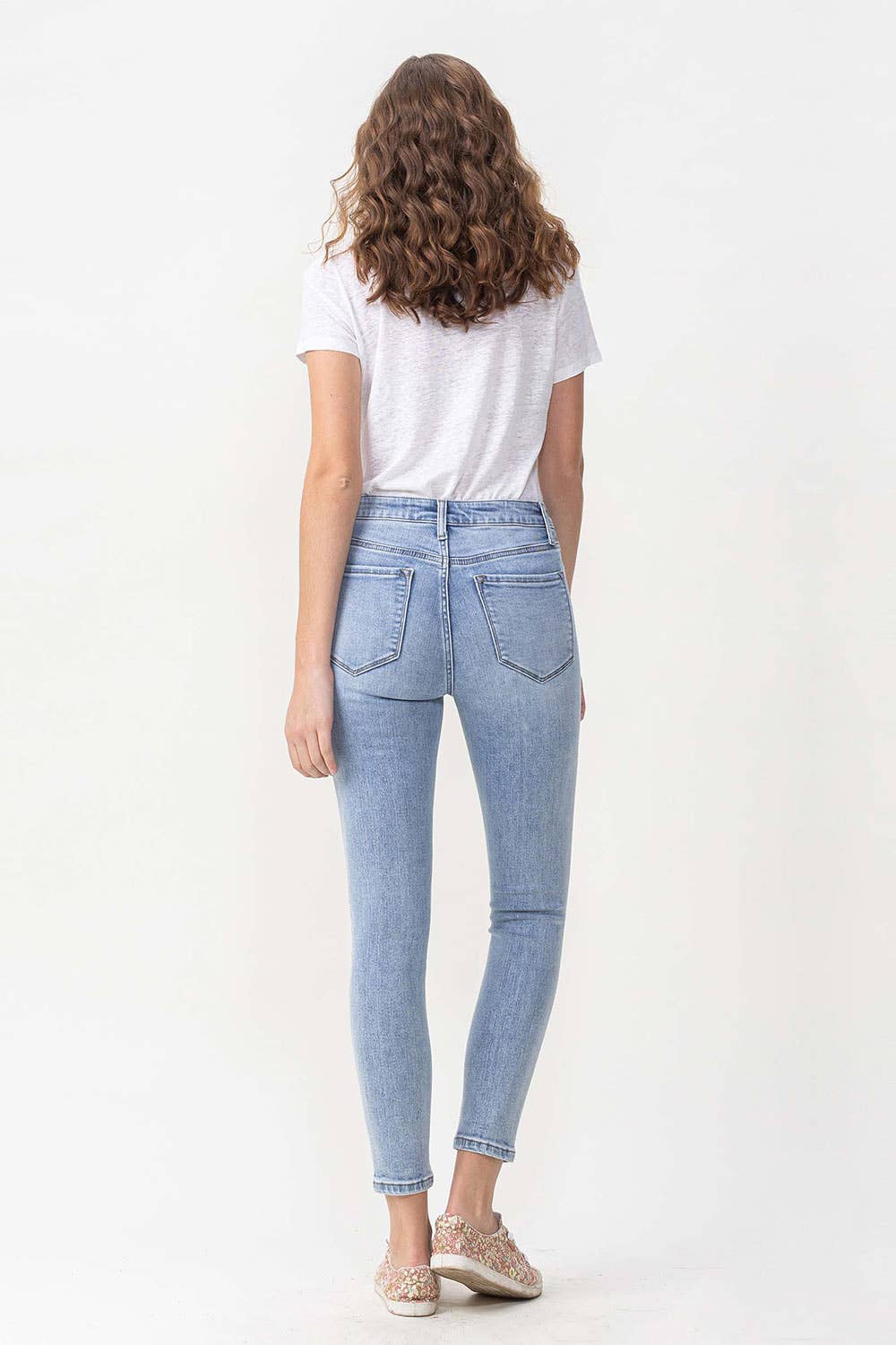 Lovervet by VERVET - HIGH RISE CROP SKINNY