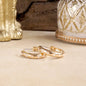 Classic Bubble Hoops – Gold with Pearl or Crystals