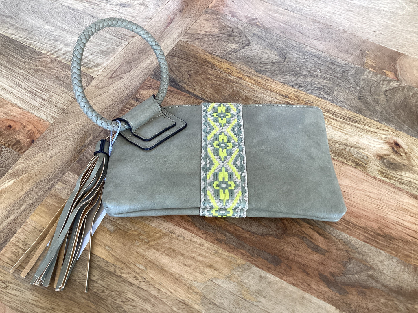 Leather Calin Clutch