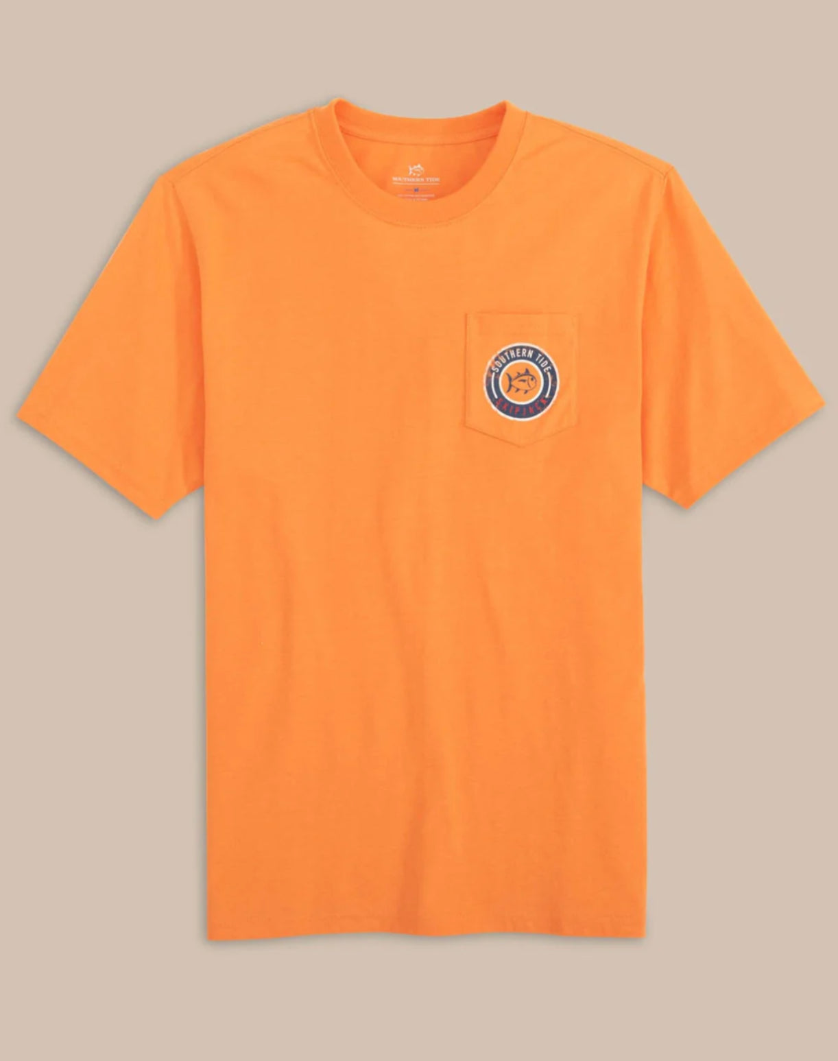 Southern Tide- Circle Tee- Tangerine