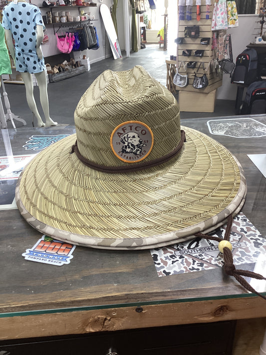 Aftco Lab Patch Straw Hat