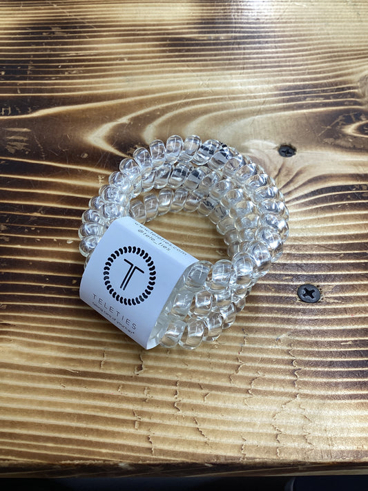 Large Crystal Clear Teleties