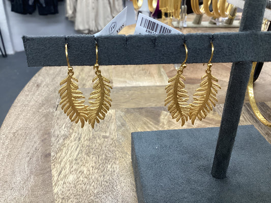 JV Fern Earring Gold