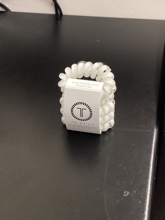 TELETIES white spiral hair tie bracelet set at Corner Outpost in Aynor, SC