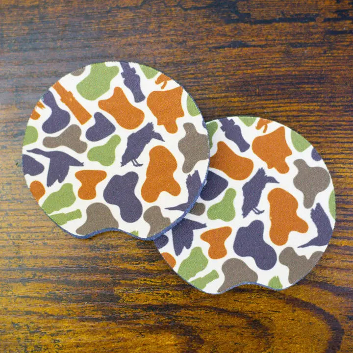 Scent South - Duck Camo Car Coasters