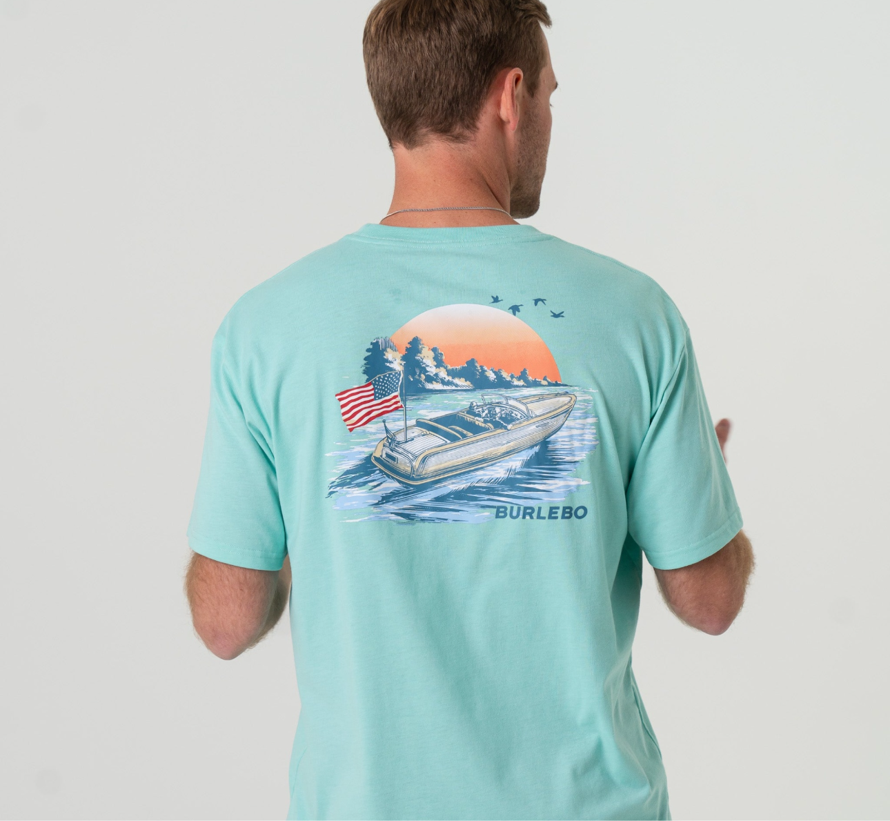 BURLEBO GRAPHIC TEE-ISLAND REEF