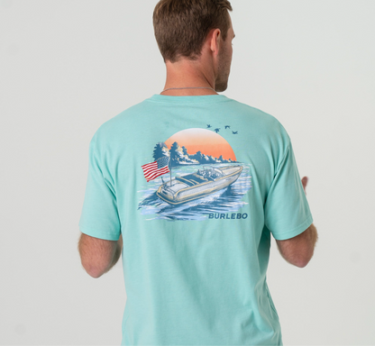BURLEBO GRAPHIC TEE-ISLAND REEF