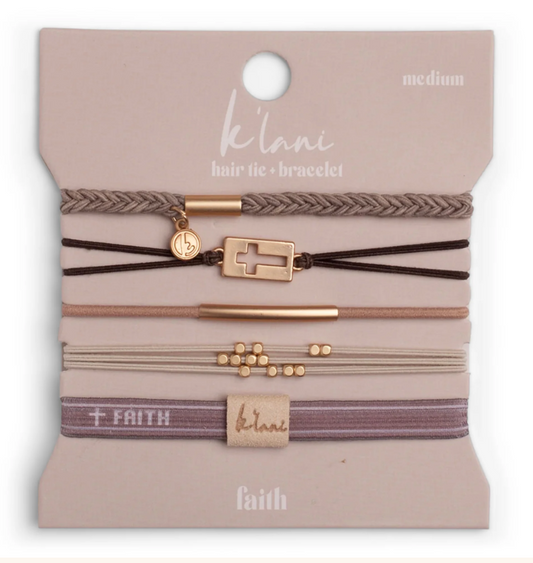 Faith - Hair Tie Bracelet