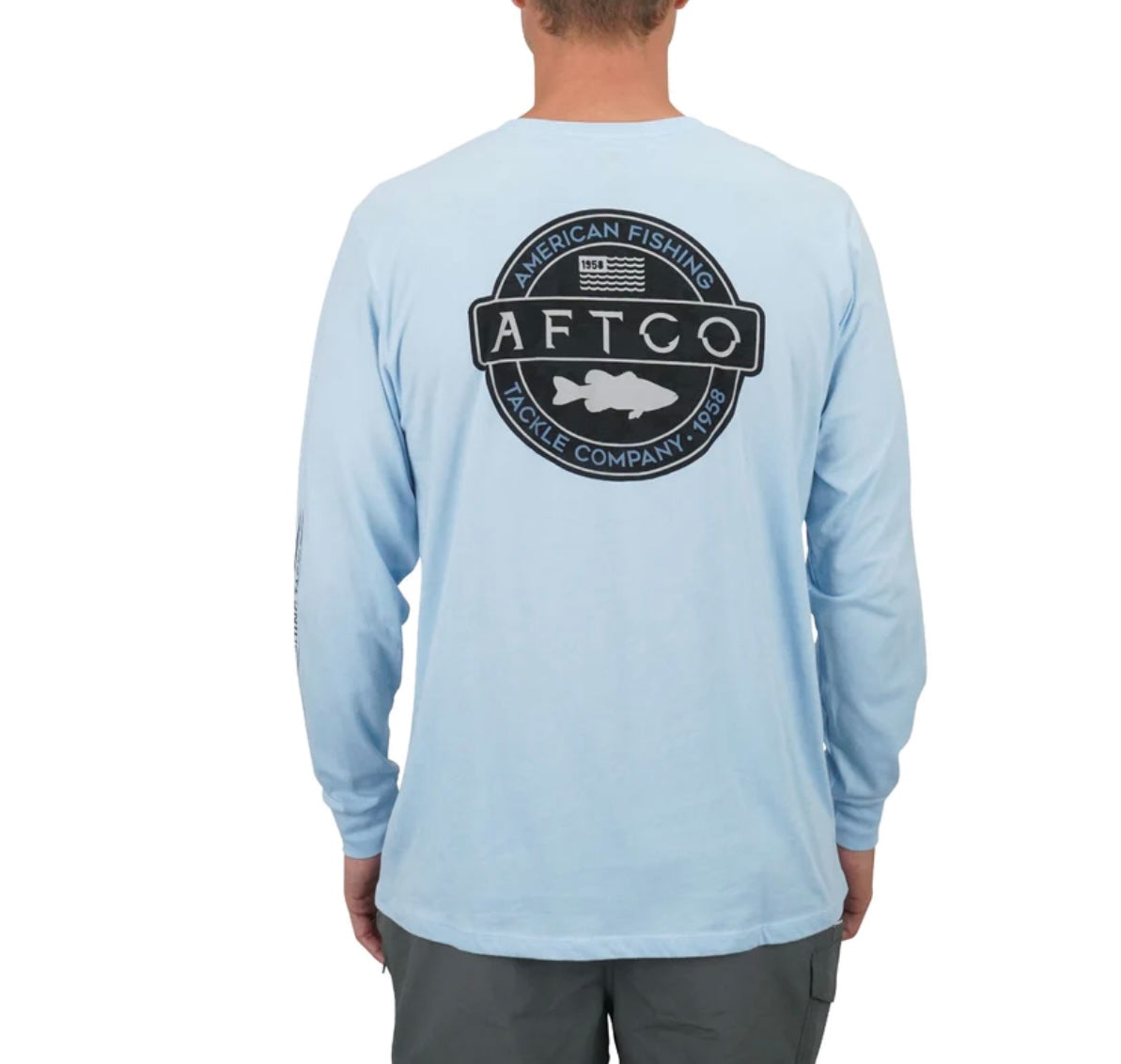 Aftco Bass Patch Bluesteel Heather