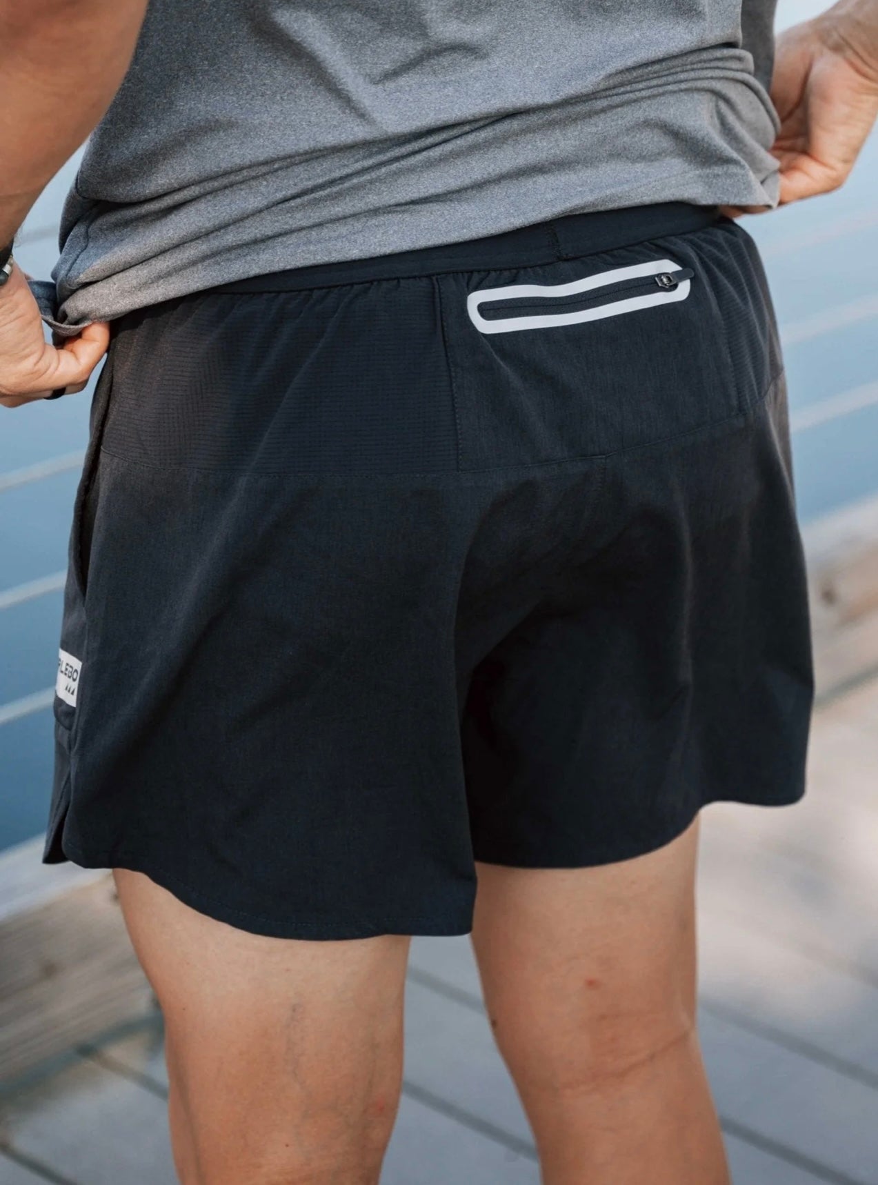 Burlebo Running Short Black