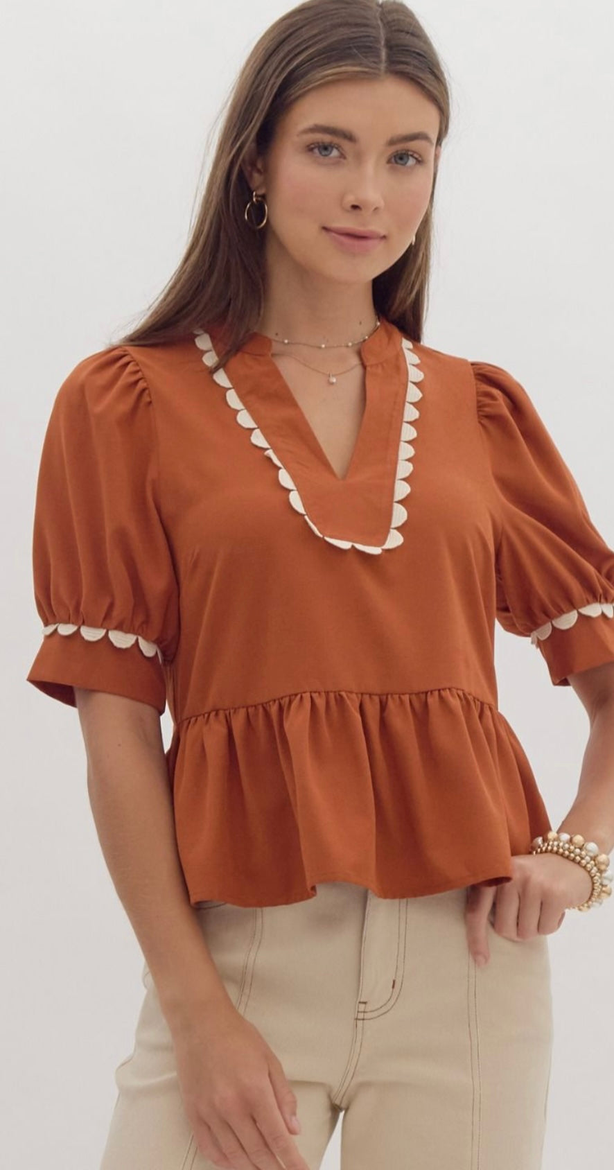 Amber Caramel Blouse