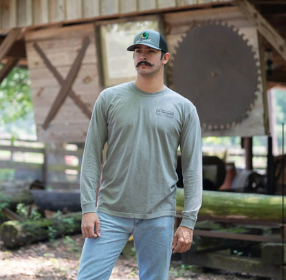 Old South Playmaker Grey Long Sleeve