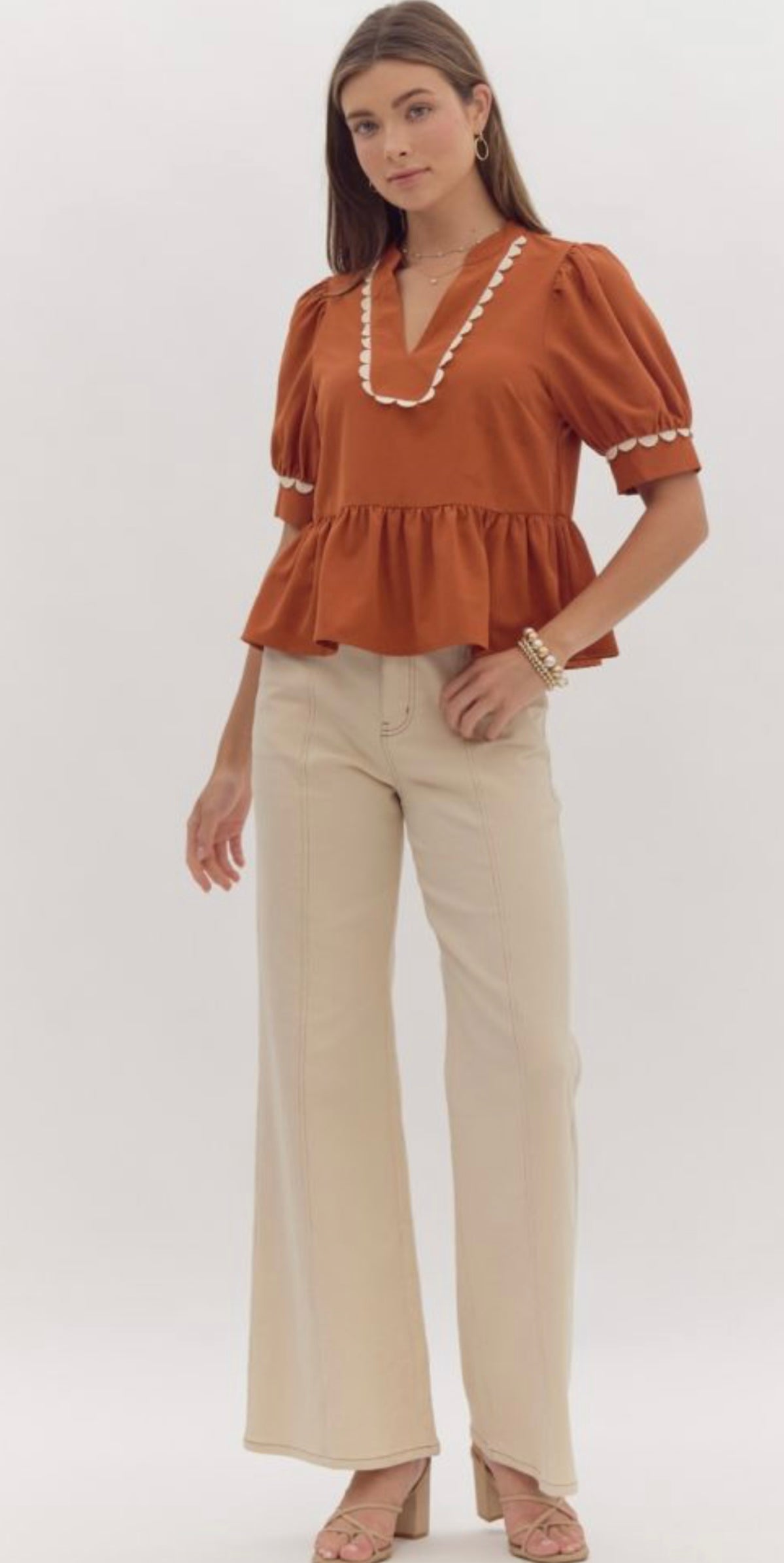 Amber Caramel Blouse