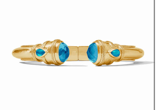 Julie Vos Cannes Demi Cuff Iridescent London Blue