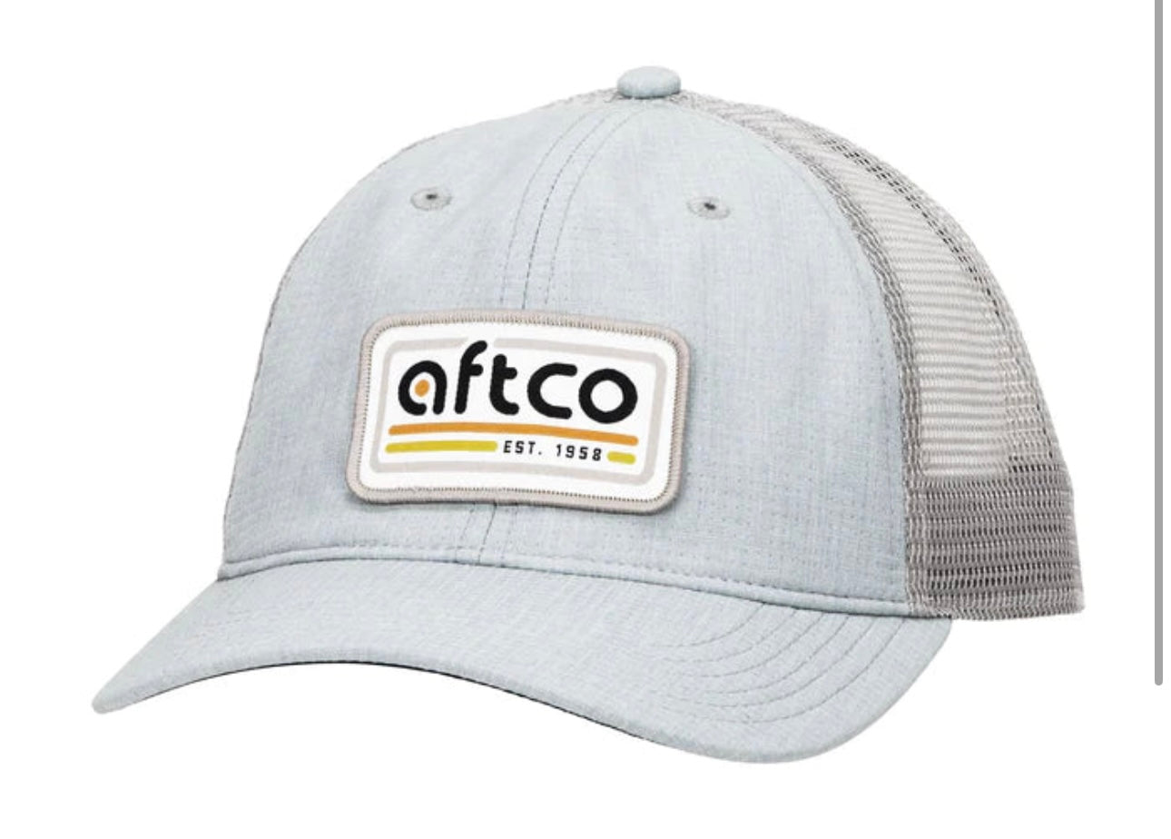 Aftco Fade Trucker Harbor Gray Hat