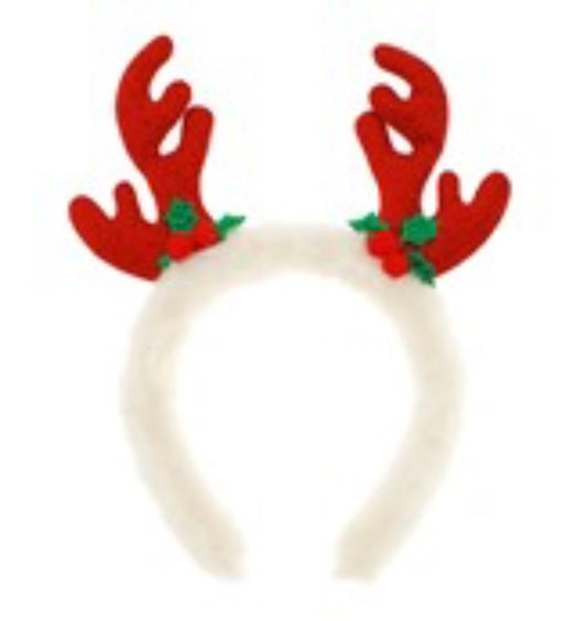 Reindeer Headband Red or Gold