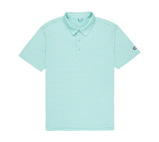 Aftco Link Polo Ocean Wave