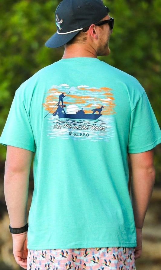 Burlebo See You on the Water Tee - Mint