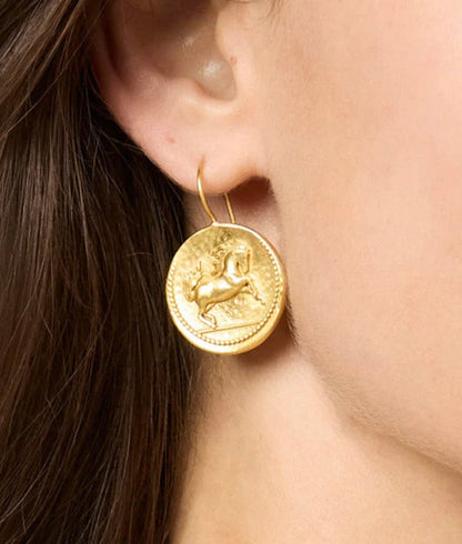 Julie Vos Saratoga Horse Earring