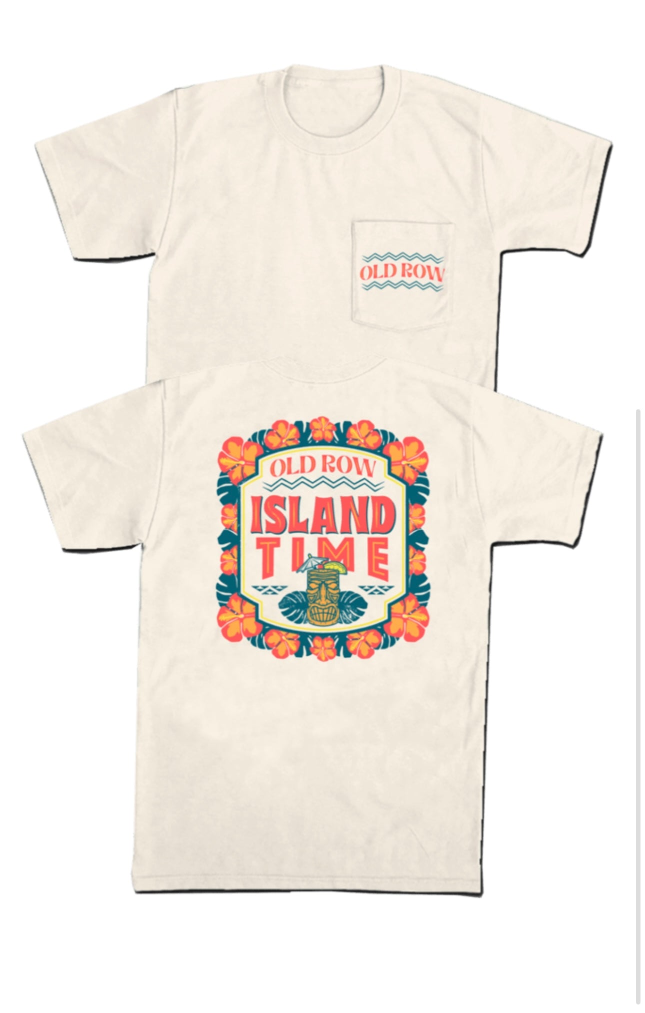 Old Row Island Time Pocket Tee