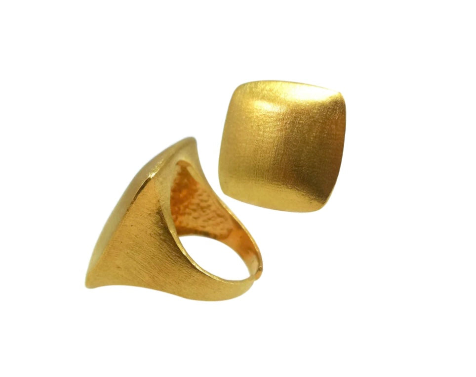 Betty Carre Donatela Square Shape Adjustable Ring