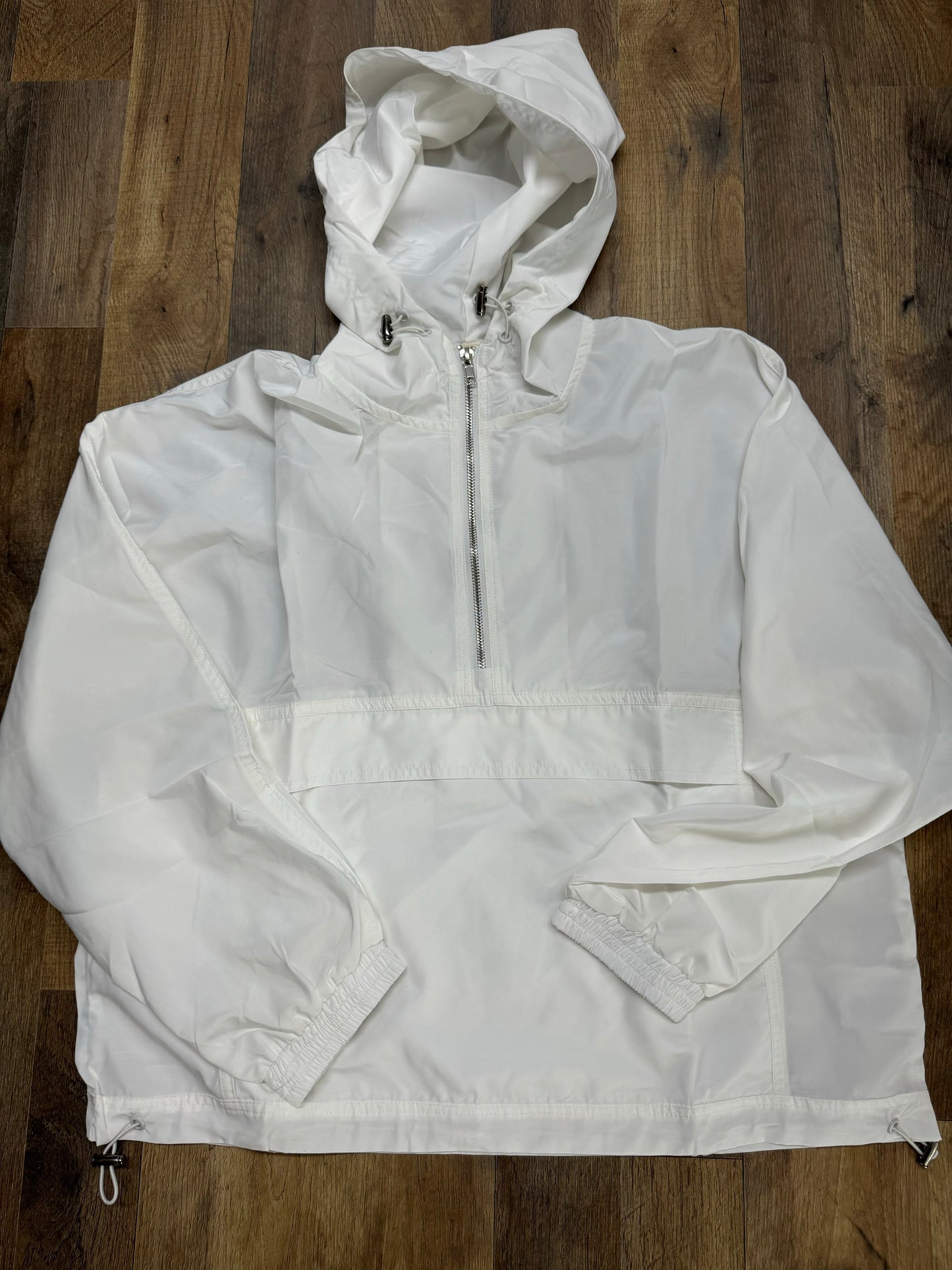 Penny White Half Zip Pullover