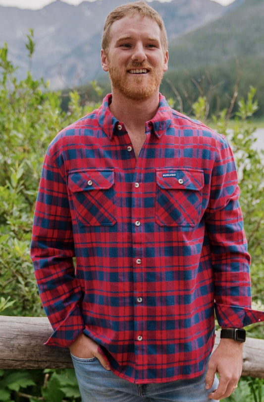 Burlebo Flannel in Redwood