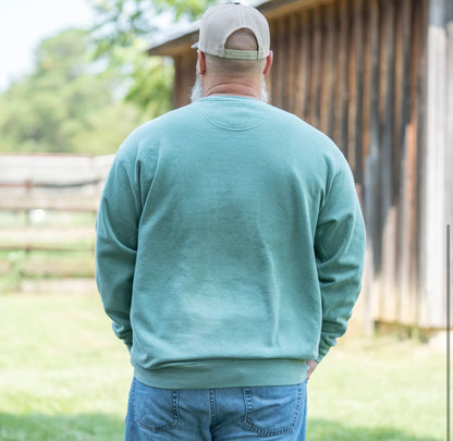 Old South OSA Arch Crewneck Sweatshirt Light Green
