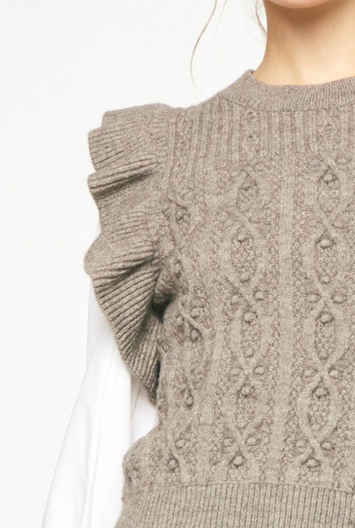 Textured Roundneck Sweater