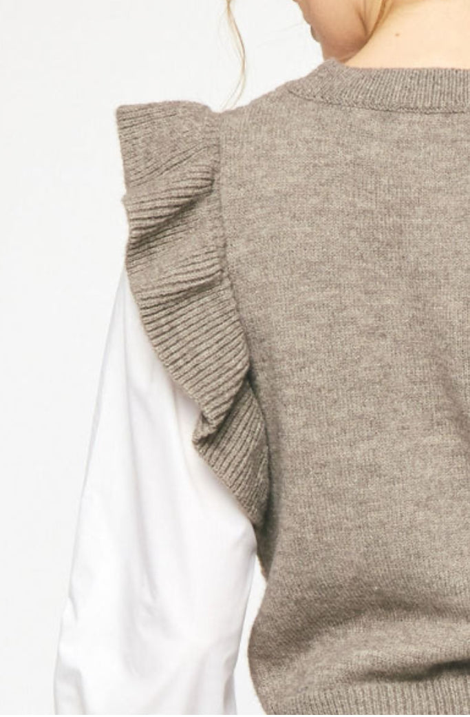 Textured Roundneck Sweater