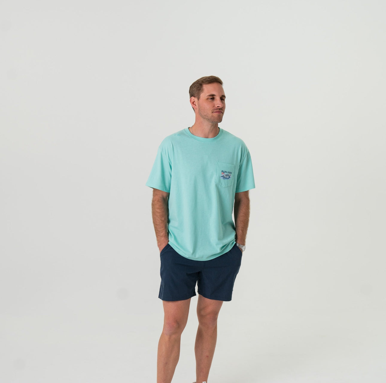 BURLEBO GRAPHIC TEE-ISLAND REEF